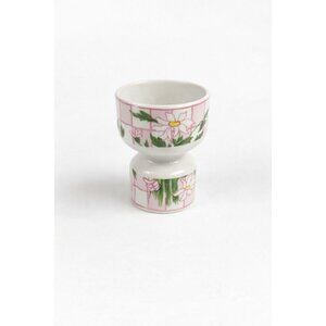 Egg Cup Franci Villa Vanilla Daisies Taste Setter Vintage Palm Beach Regency Mid